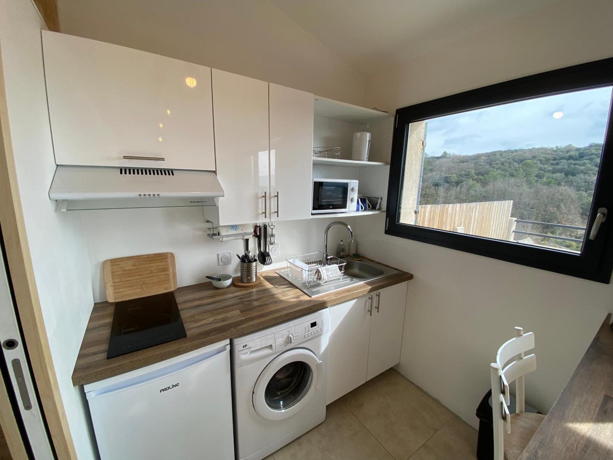 Studio Au Calme, Grande Terrasse Avec Vue Vallee Ginasservis Εξωτερικό φωτογραφία
