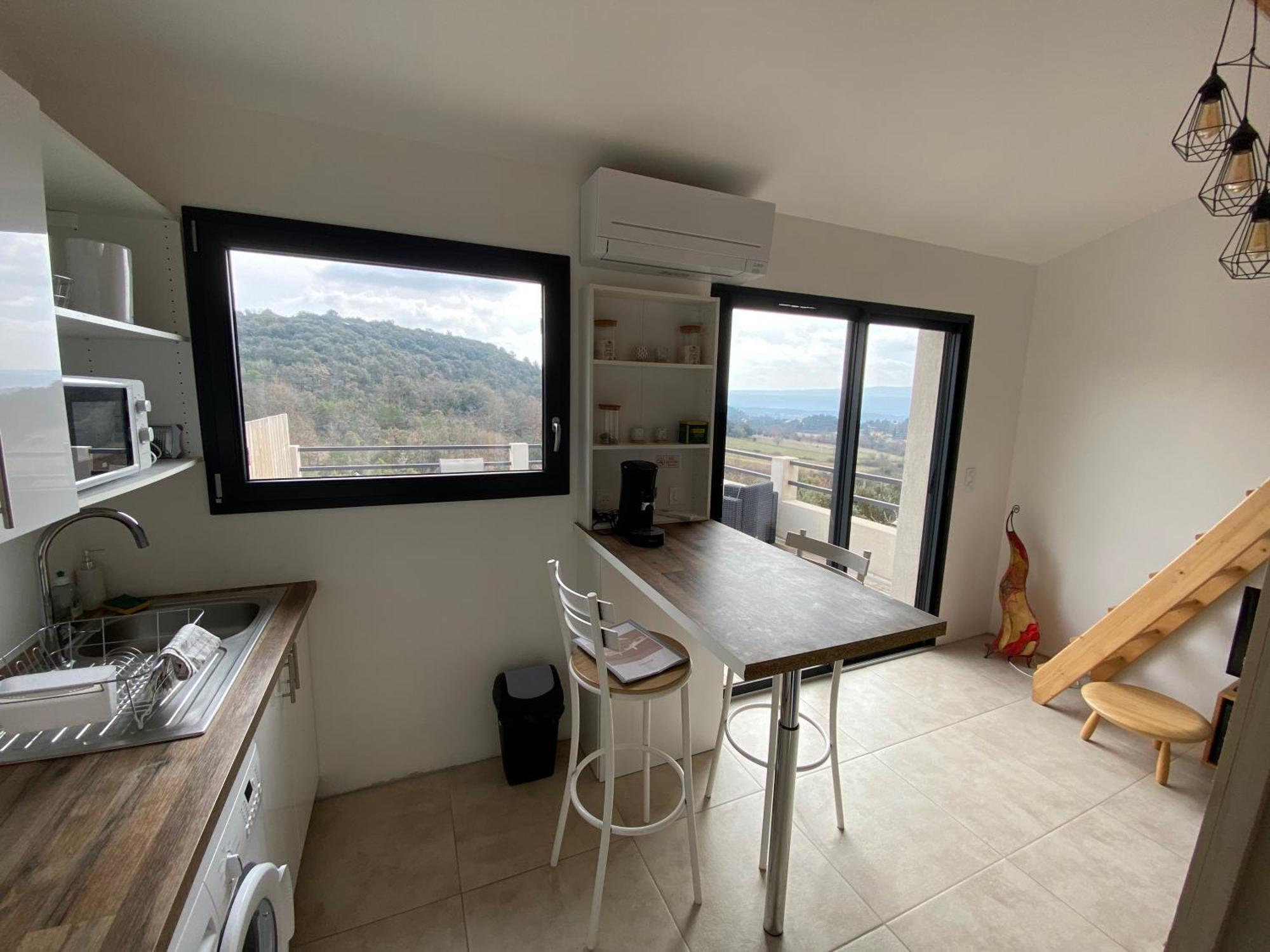 Studio Au Calme, Grande Terrasse Avec Vue Vallee Ginasservis Εξωτερικό φωτογραφία